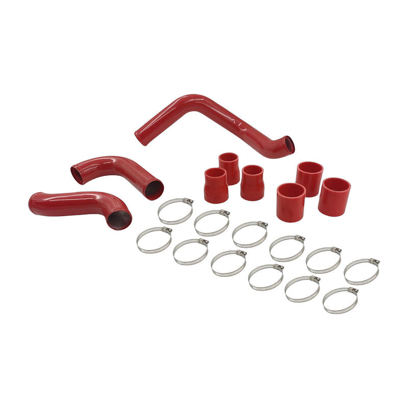 Intercooler Piping Kit With Joints & Clamps Red Fit For Nissan Navara D40 Turbo 2.5L YD25DDTI Engine 2005-2014 - image 3