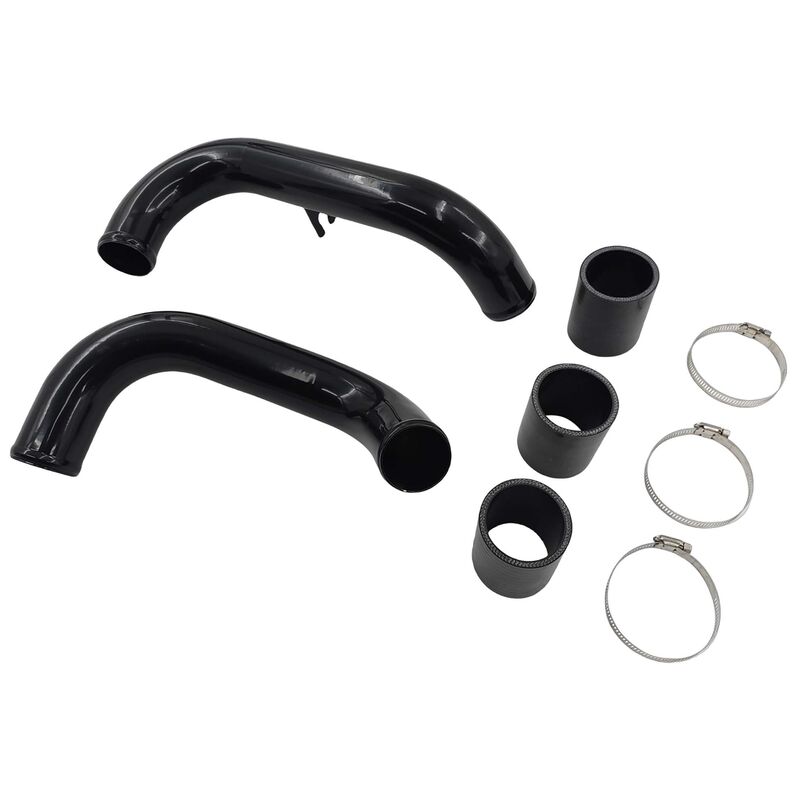 Intercooler Piping Kit With Joints & Clamps Black Fit For Nissan Navara D40 2.5L 140Kw YD25DDTi Engine Spain Built Only 2010-2014 - image 3