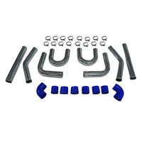 3Inch 76mm 3" Universal Turbo Intercooler Piping Pipe Kit Aluminum Fit For All Turbo Projects - image 2