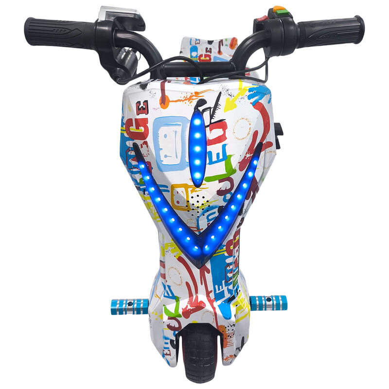 Electric Drift Go Kart for Kids 3 Wheel Ride On Trike with Bluetooth & 350W Graffito - image 4