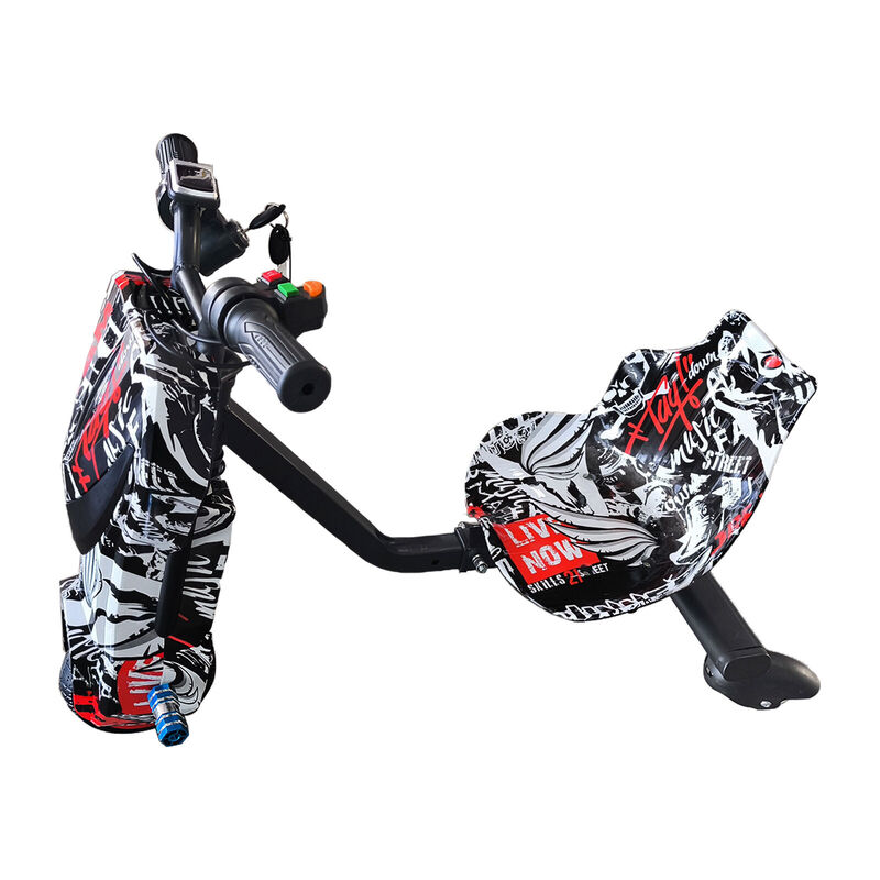 Electric Drift Go Kart For Kids 3 Wheel Ride On Trike With Bluetooth & 350W Pirate - image 3