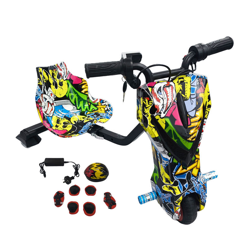 Electric Drift Go Kart for Kids 3 Wheel Ride On Trike with Bluetooth & 350W Hip-Hop - image 2