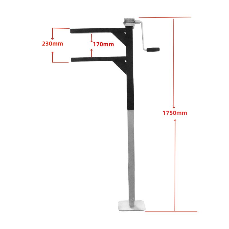 4 Pcs Heavy Duty Lift Off Jack Off Legs Adjustable Fit For Caravan Canopy - image 8