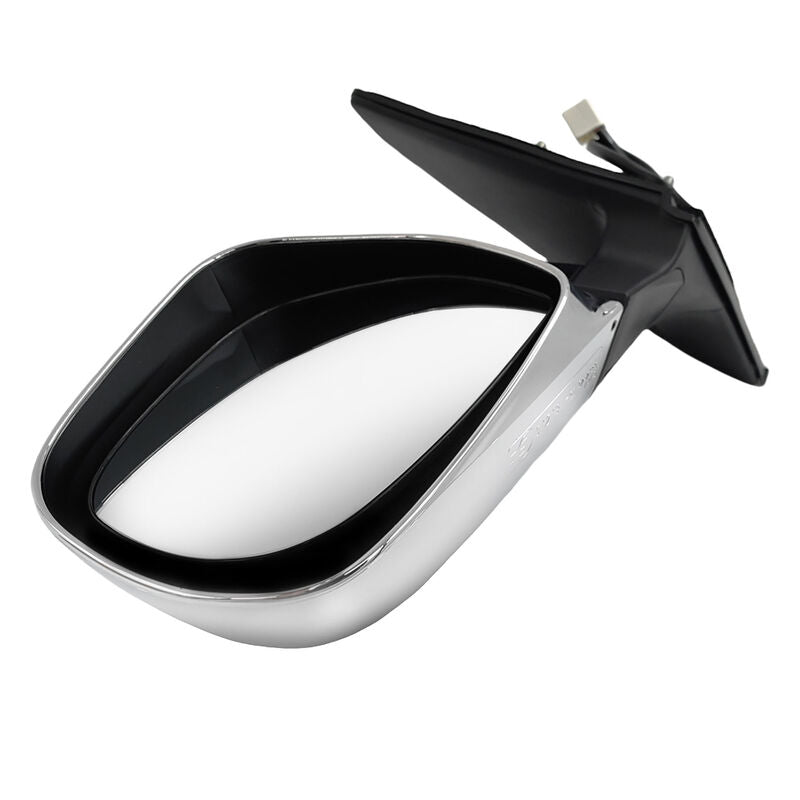 3 Pins Door Mirror Assembly Left Hand Side Chrome Cover Fit For Toyota Prado 120 Series 2002-2009 - image 3