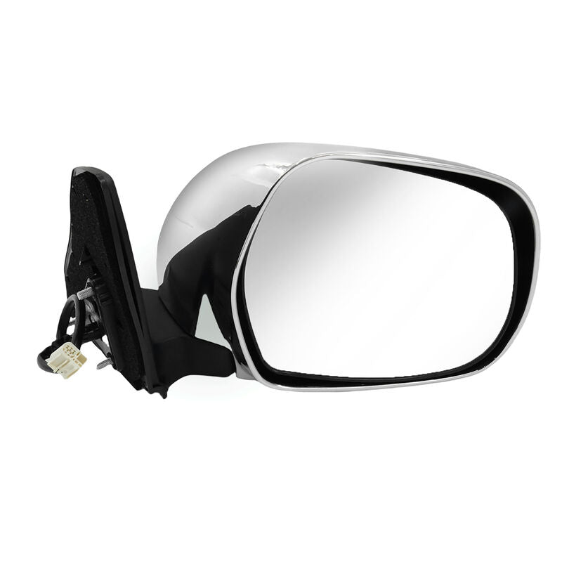 3 Pins Door Mirror Assembly Right Hand Side Chrome Cover Fit For Toyota Prado 120 Series 2002-2009 - image 9