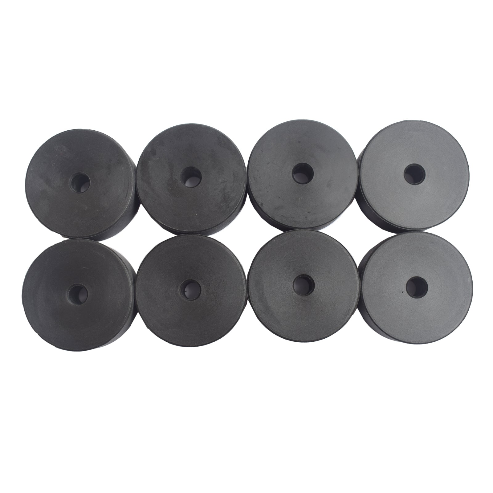 8 Pcs Universal 1'' Polyethylene Body Lift Block 70mm Dia x 25mm High x 10mm Hole - image 1