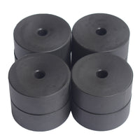 8 Pcs Universal 1'' Polyethylene Body Lift Block 70mm Dia x 25mm High x 10mm Hole - image 2