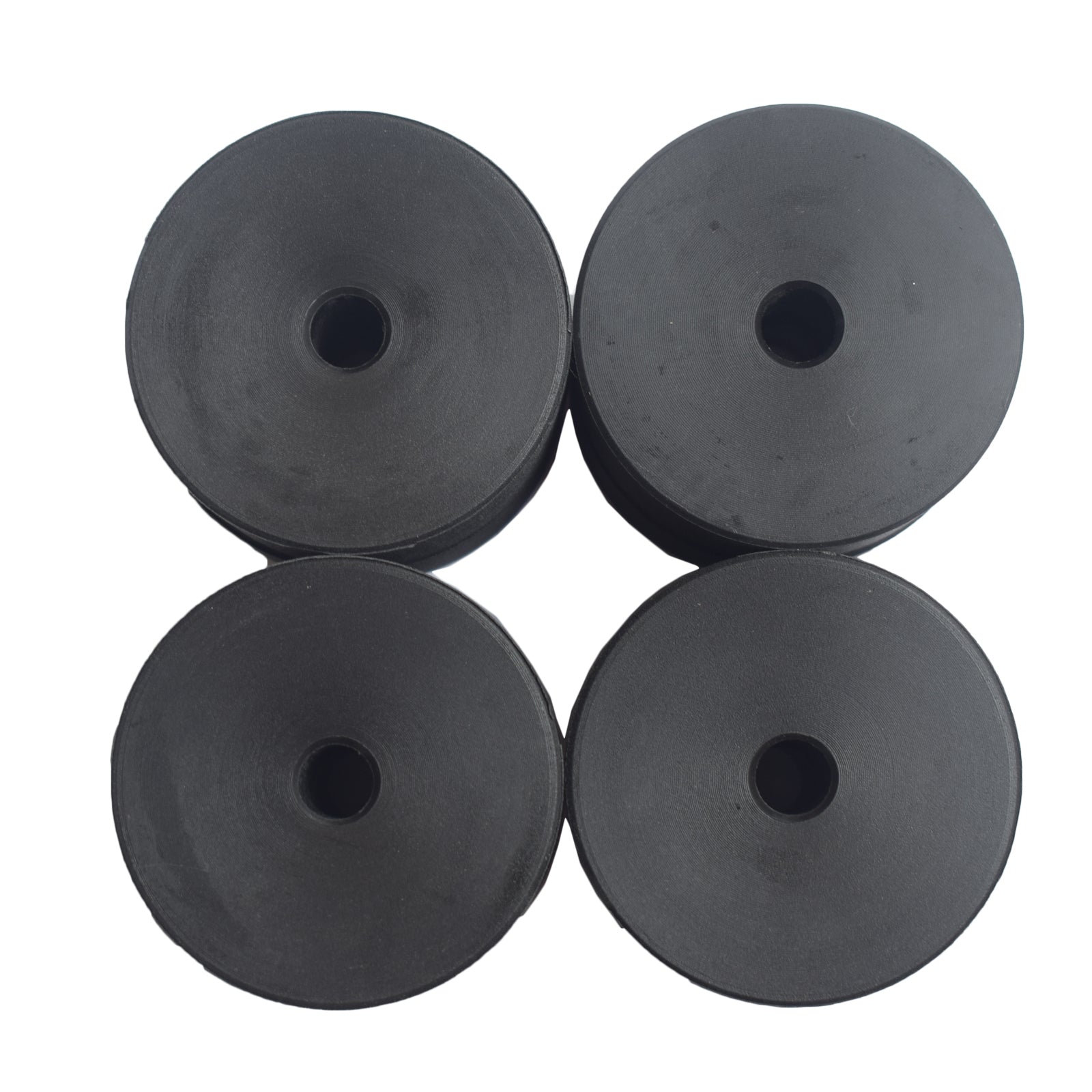 8 Pcs Universal 1'' Polyethylene Body Lift Block 70mm Dia x 25mm High x 10mm Hole - image 3