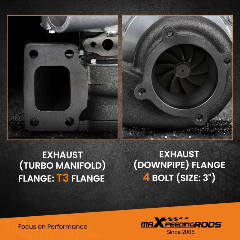 MAX PEEDING RODS Anti-Surge Compressor Turbocharger Bearing Up To 600HP For GT35 GT3582 Turbo Fit For Charger T3 AR.70/63 - image 9