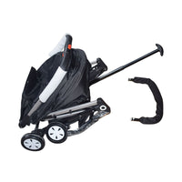 Black Baby Stroller Foldable Carriage Infant Travel Pram Kids Toddler Pushchair - image 5