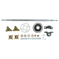 Rear Axle Kit Hub Sprocket 870mm Fit For DIY Rebuild Go Kart ATV Quad & Drift Trikes - image 7