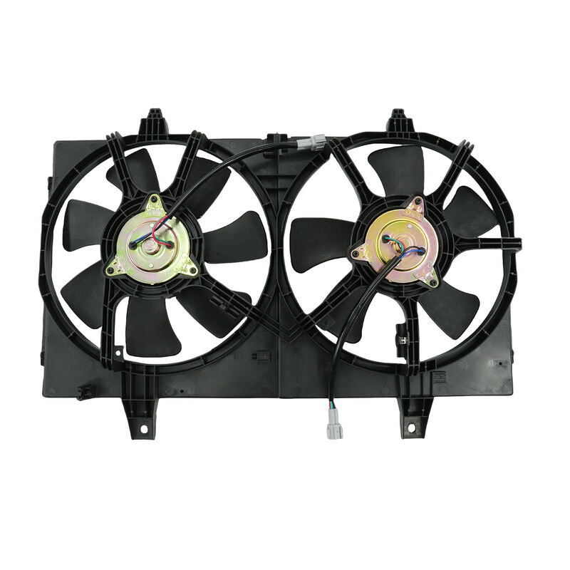 AC + Radiator Thermo Cooling Fan Assembly With Motors Fit For Nissan Maxima A33 All Model Variants 09/1999-09/2003 - image 4