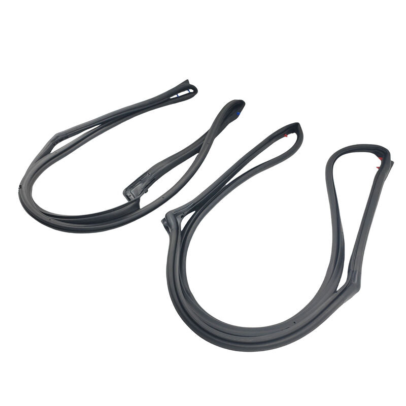 2 Pcs Front Door Weatherstrip Gasket Seal Fit For Jeep Wrangle JK 2007-2018 55395274AW - image 1