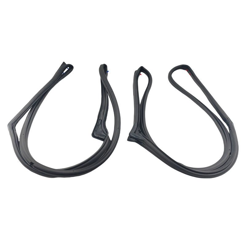 2 Pcs Front Door Weatherstrip Gasket Seal Fit For Jeep Wrangle JK 2007-2018 55395274AW - image 2