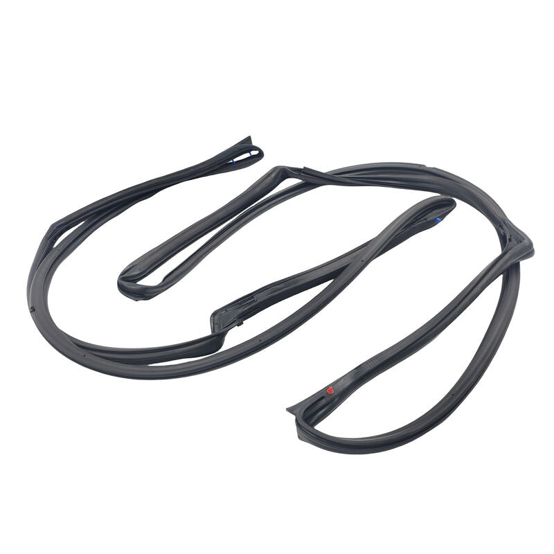 2 Pcs Front Door Weatherstrip Gasket Seal Fit For Jeep Wrangle JK 2007-2018 55395274AW - image 4