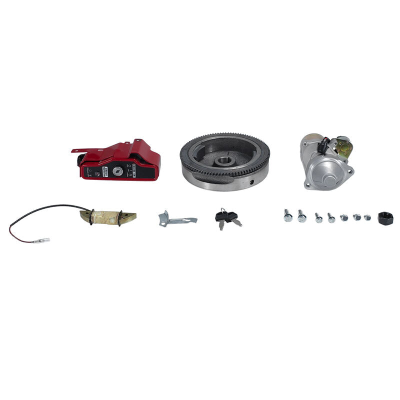 Electric Starter Motor Flywheel Kit Fit For Honda GX340 GX390 188F 11HP 13HP Engine - image 2