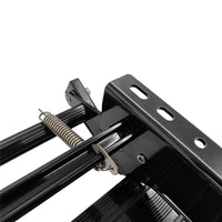 Single Caravan Step With Screws Kit Aluminium Black Pull Out Folding 550mm Fit For RV - image 8