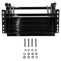 Double Caravan Step With Screws Kit Aluminum Black Pull Out Folding Fit For RV Camper Trailer - image 3
