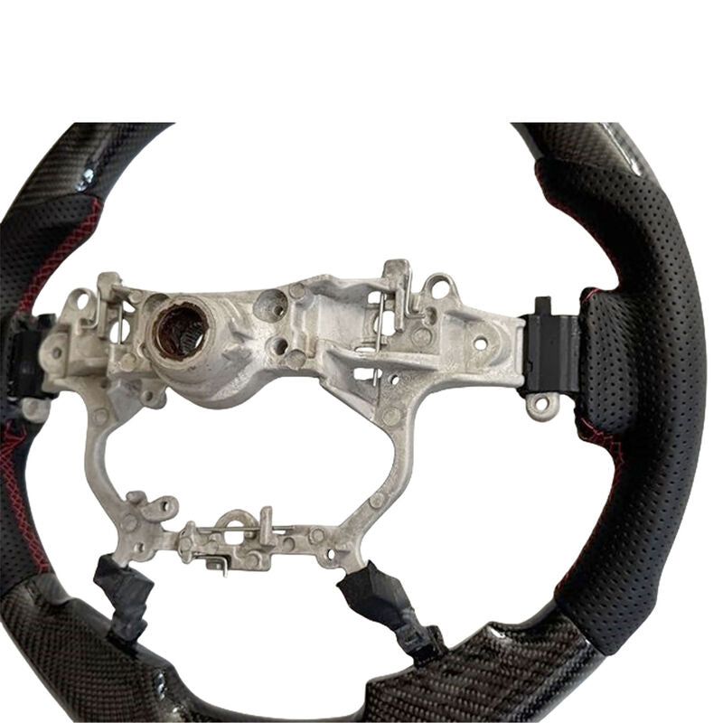 Carbon Fiber Steering Wheel Red Strip Fit For Toyota LandCruiser 200 Series VDJ200 URJ202 2016-2021 - image 3
