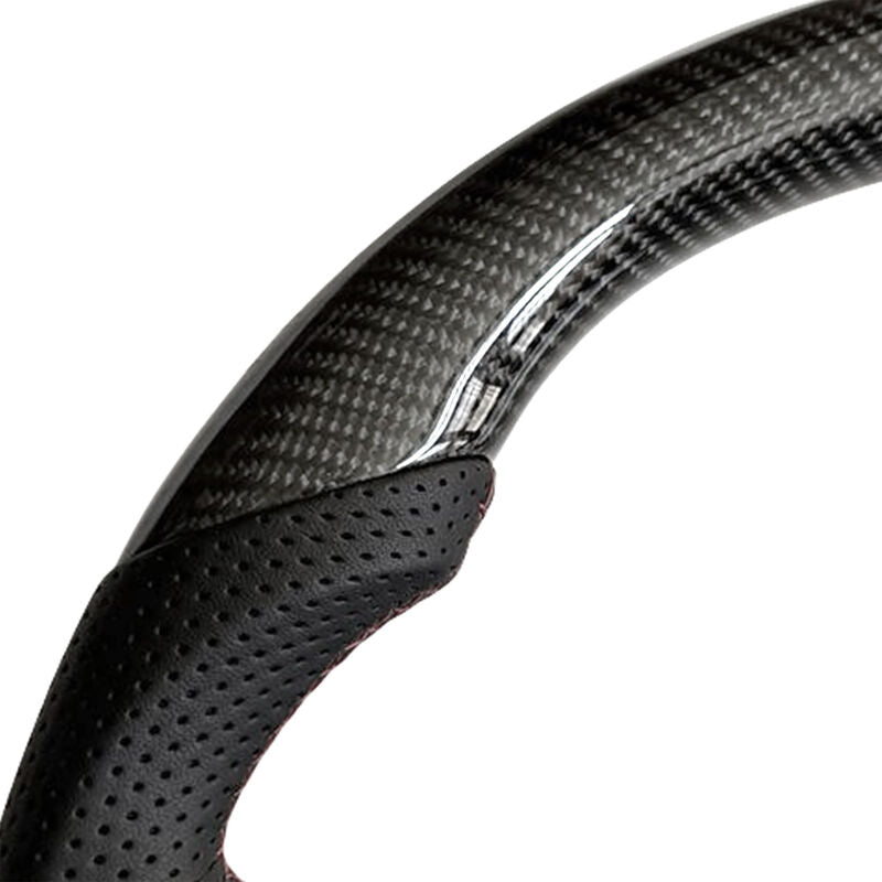 Carbon Fiber Steering Wheel Red Strip Fit For Toyota LandCruiser 200 Series VDJ200 URJ202 2016-2021 - image 6