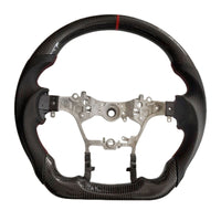 Carbon Fiber Steering Wheel Red Strip Fit For Toyota Hilux Revo SR N80 2015-2022 - image 2