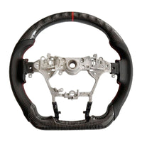 Carbon Fiber Steering Wheel Red Strip Fit For Toyota Hilux Revo SR N80 2015-2022 - image 7