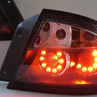 Black LED Tail Lights Fit For Ford Falcon BA BF XR6 XR8 4 Door SEDAN 2002-2007 - image 2