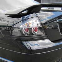 Black LED Tail Lights Fit For Ford Falcon BA BF XR6 XR8 4 Door SEDAN 2002-2007 - image 4