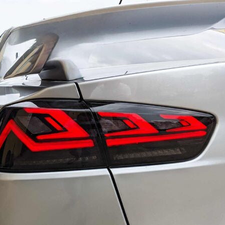 Smoke 3D V3 LED Tail Lights Fit For Mitsubishi Lancer CJ EVO X VRX 2007-2018 - image 5