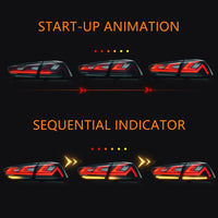 Smoke 3D V3 LED Tail Lights Fit For Mitsubishi Lancer CJ EVO X VRX 2007-2018 - image 10