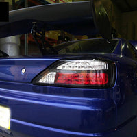 Yashio Factory Black Dynamic LED Tail Lights Fit For Nissan Silvia 200SX S15 Spec R 1999-2002 - image 8