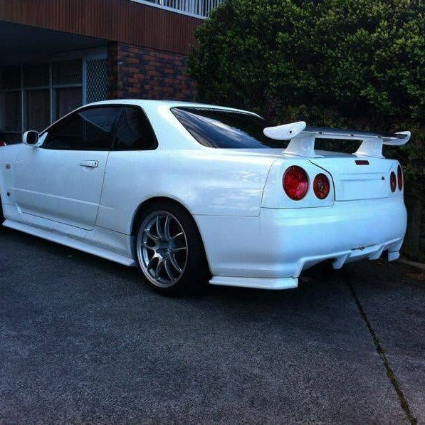 Clear Red LED Tail Lights Fit For Nissan Skyline R34 GTR GTT Coupe 1999-2002 - image 9