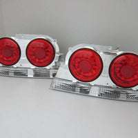 Clear Red LED Tail Lights Fit For Nissan Skyline R33 GTR GTST Coupe 1995-1998 - image 2