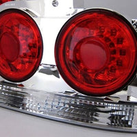 Clear Red LED Tail Lights Fit For Nissan Skyline R33 GTR GTST Coupe 1995-1998 - image 3