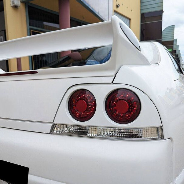 Smoke Red LED Tail Lights Fit For Nissan Skyline R33 GTR GTST Coupe 1995-1998 - image 6
