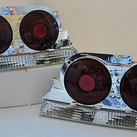 Smoke Red LED Tail Lights Fit For Nissan Skyline R33 GTR GTST Coupe 1995-1998 - image 9