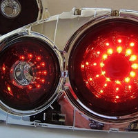 Smoke Red LED Tail Lights Fit For Nissan Skyline R34 GTR GTT Coupe 1999-2002 - image 2