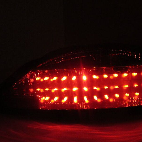 DMAX Smoke Red LED Taillights Fit For Nissan Silvia S15 200SX Spec R 1999-2002 - image 6