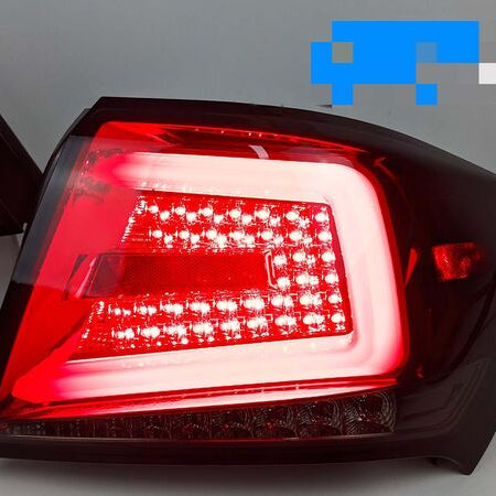 Spec D Smoked Red Sequential LED Taillights Fit For Subaru Impreza WRX STI Sedan G3 2008-2013 - image 3