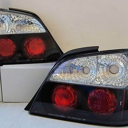 JDM Black Altezza Taillights Fit For Subaru Impreza WRX STI EJ20 2000-2002 - image 4