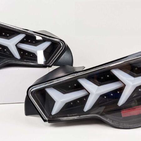 Black Lambo Style LED Taillights Fit For Toyota 86 Subaru BRZ ZN6 2012-2021 - image 1