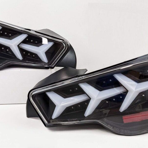 Black Lambo Style LED Taillights Fit For Toyota 86 Subaru BRZ ZN6 2012-2021 - image 2