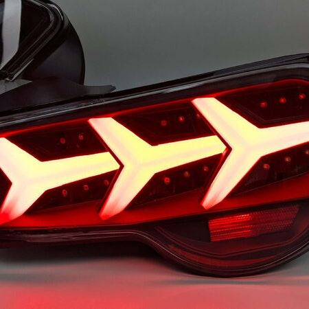 Black Lambo Style LED Taillights Fit For Toyota 86 Subaru BRZ ZN6 2012-2021 - image 5