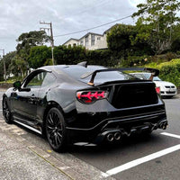 Black Lambo Style LED Taillights Fit For Toyota 86 Subaru BRZ ZN6 2012-2021 - image 7