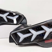 Black Lambo Style LED Taillights Fit For Toyota 86 Subaru BRZ ZN6 2012-2021 - image 9
