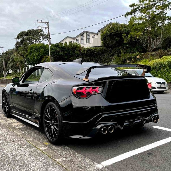 Smoke Lambo Style LED Taillights Fit For Toyota 86 Subaru BRZ ZN6 2012-2021 - image 9