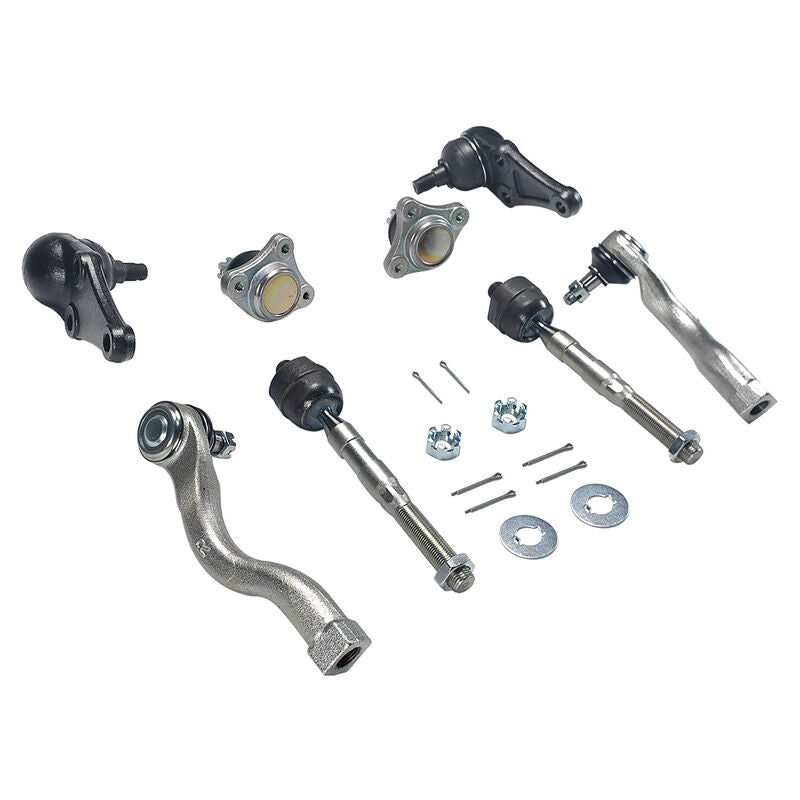 8Pcs Steering Rack Tie Rod Ends Ball Joints Fit For Mitsubishi Pajero NM NP NS NT 05/2000-03/2010 - image 2