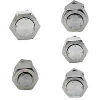 128 Pcs 37°JIC and ORFS Hydraulic Cap And Plug Kit Hose Tube And Pipe Fitting Set - image 3