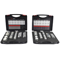 128 Pcs 37°JIC and ORFS Hydraulic Cap And Plug Kit Hose Tube And Pipe Fitting Set - image 4