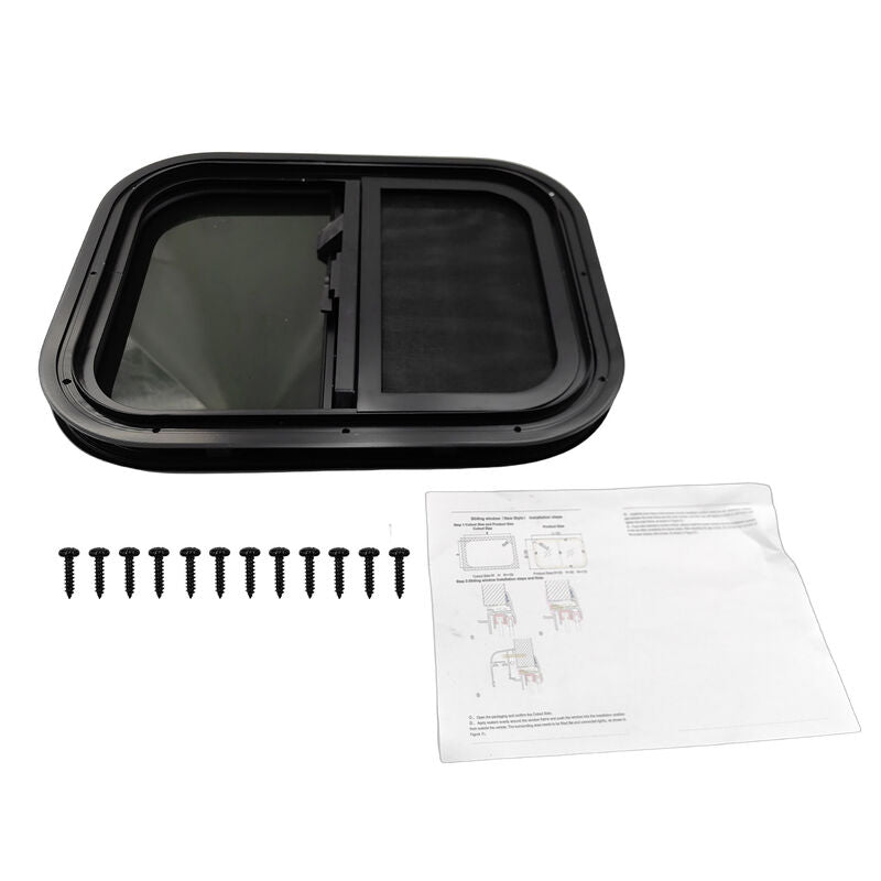 Caravan Sliding Window 500 x 400mm Fit For UTE Canopies RV Caravans Motor Homes Horse Floats - image 2